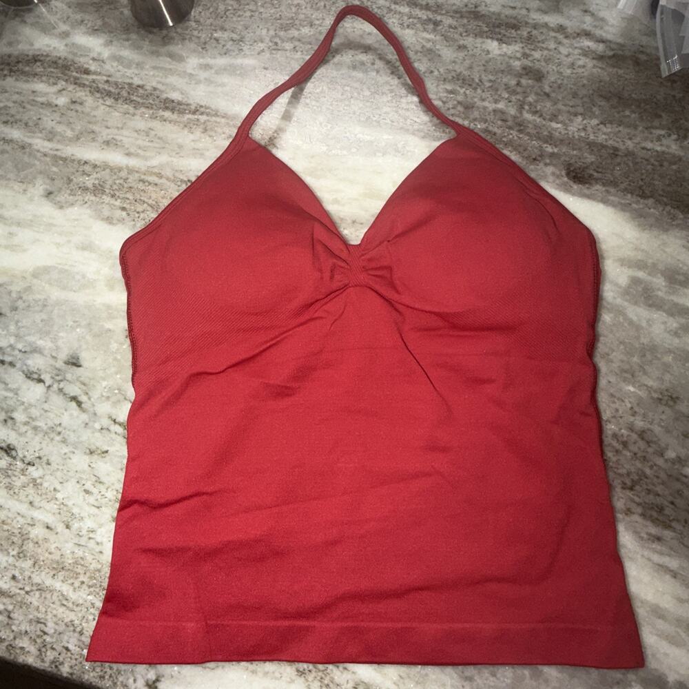 NWOT DFYNE RED Impact Longline Strappy Top SIZE Small (AR35)